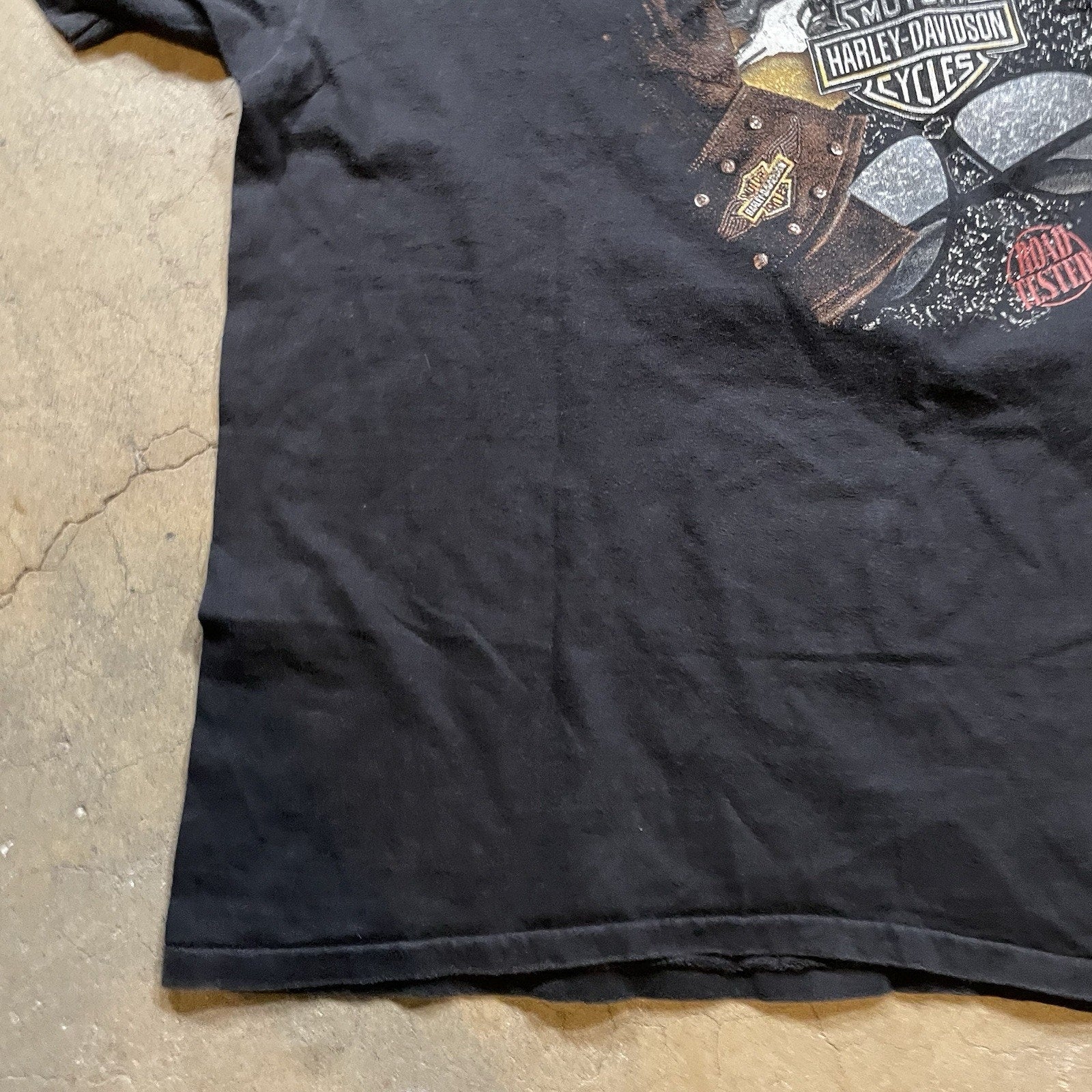 Harley Davidson T-Shirt 2XL Biker 2 Sided