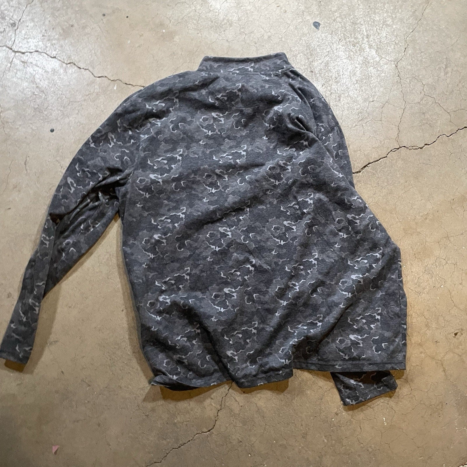 Men's Colosseum Athletics Texas Tech Gray Quarter Zip Pullover XXL