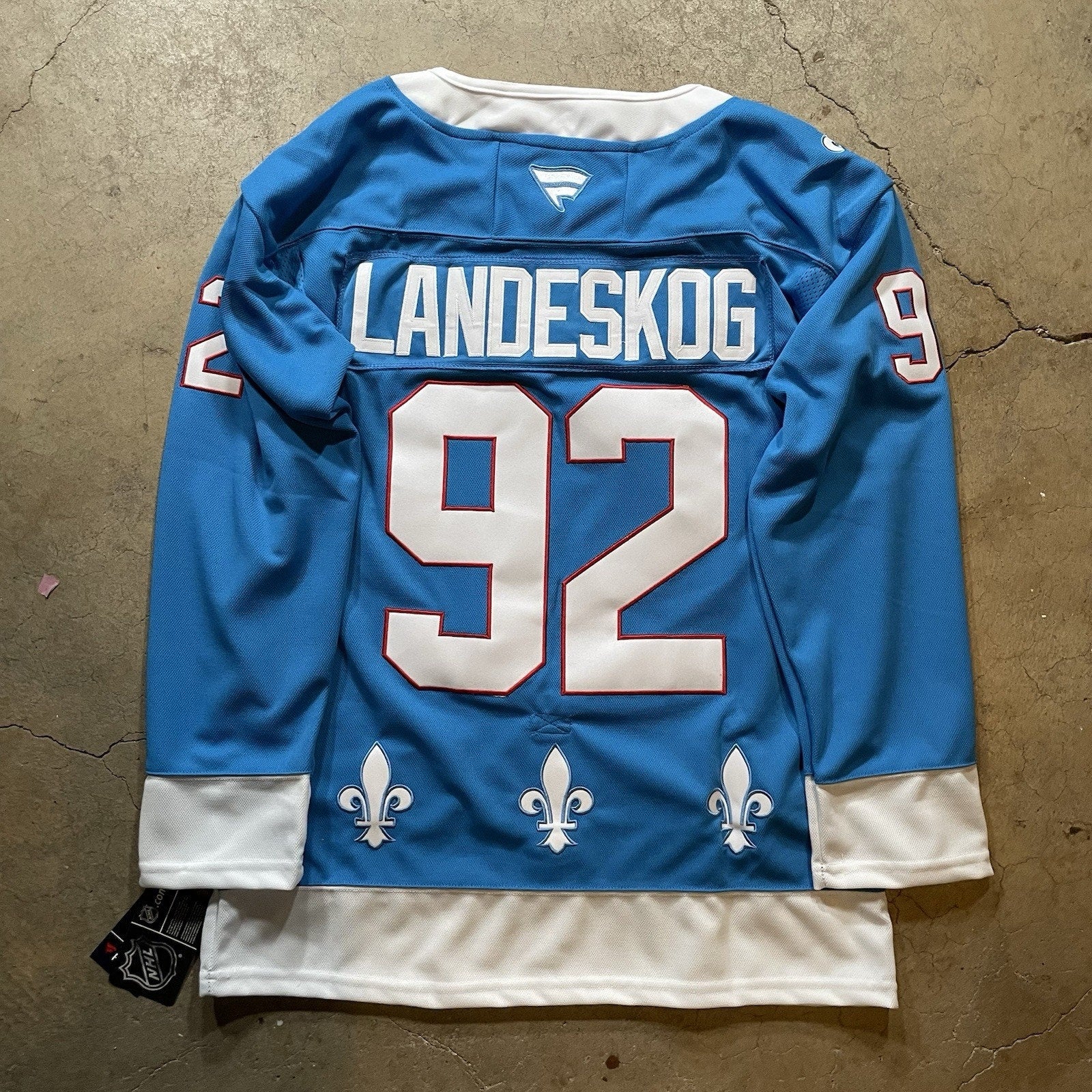 Gabriel Landeskog Colorado Avalanche Blue Retro Jersey Mens Size Medium (52)