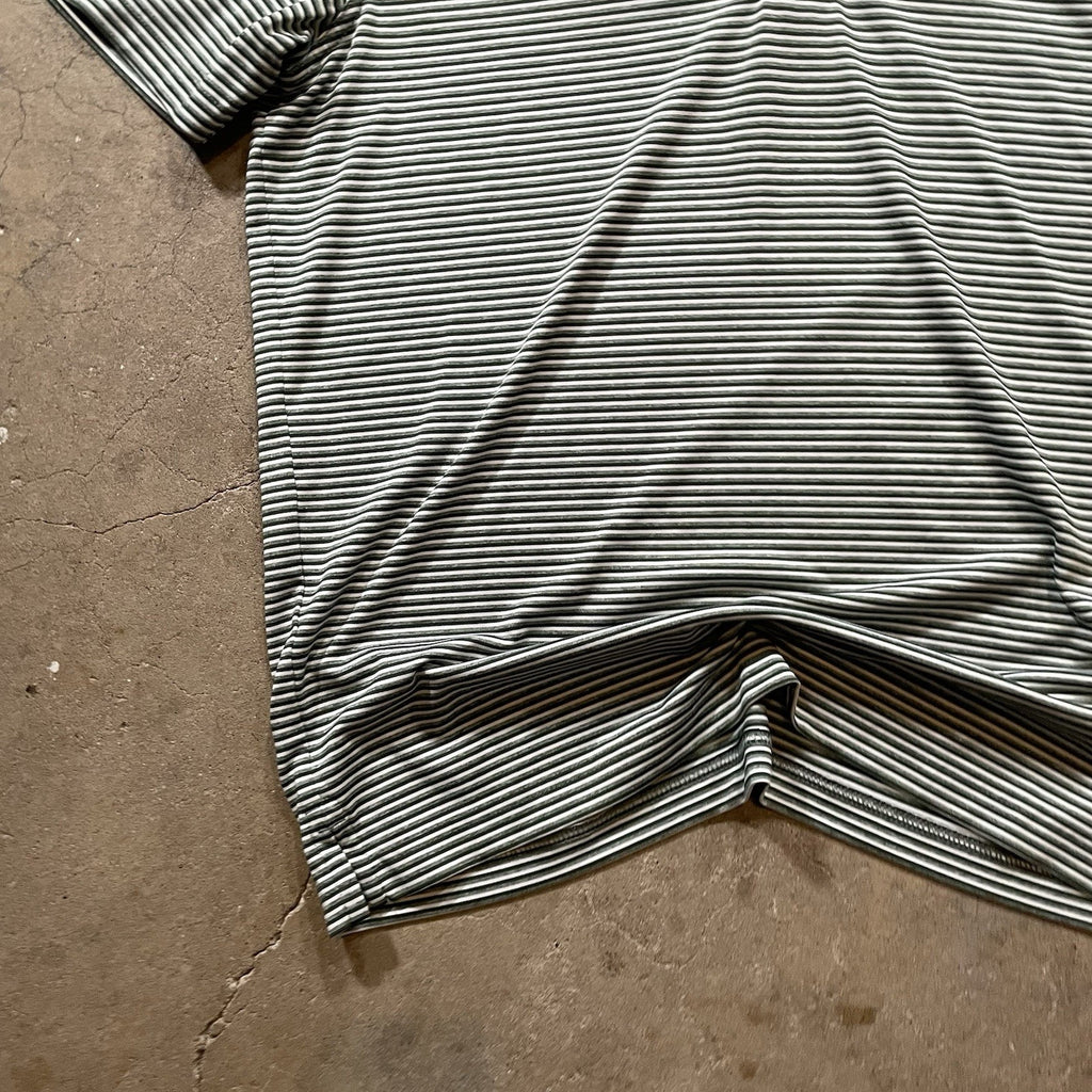 Cutter & Buck Polo NY Jets Men's Green & White Striped M