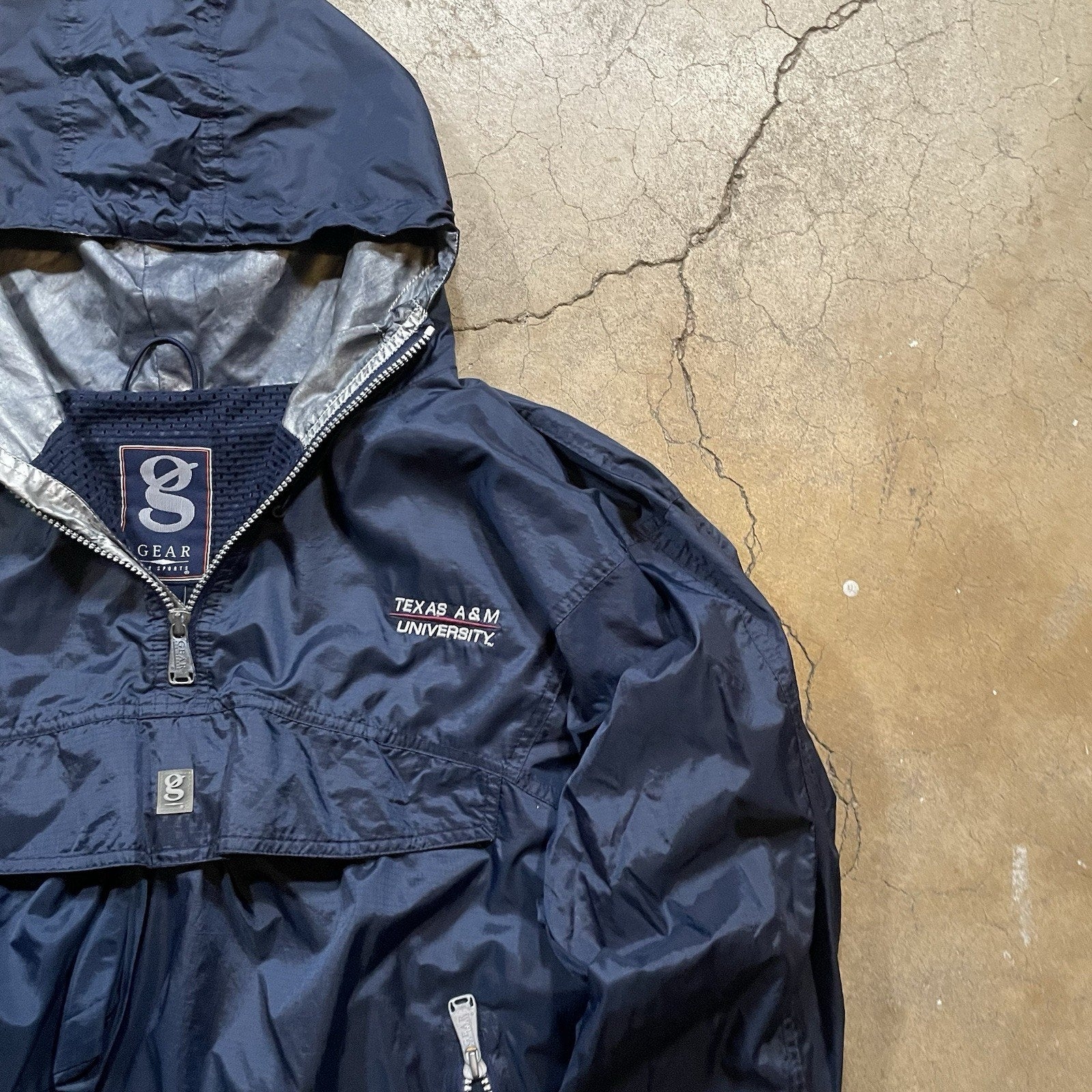 Texas A&M Windbreaker Jacket Mens S Full-Zip Streetwear