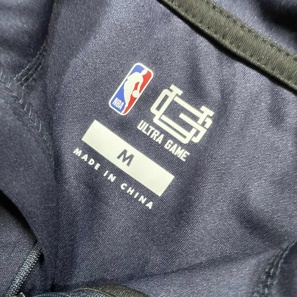 NBA Ultra Game Thunder OKC Mens Medium Navy Quarter-Zip Pullover