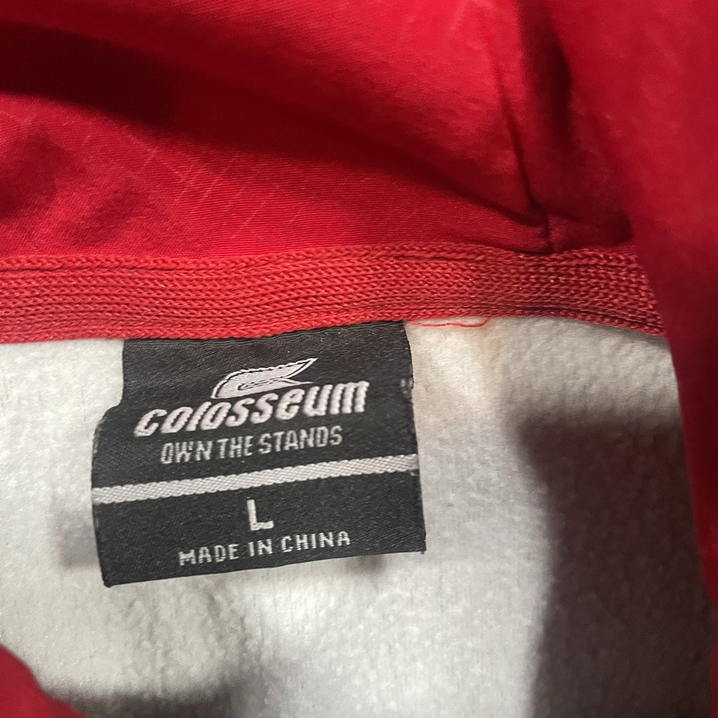 Arkansas Razorbacks Softshell Jacket MENS L Black Full Zip NCAA