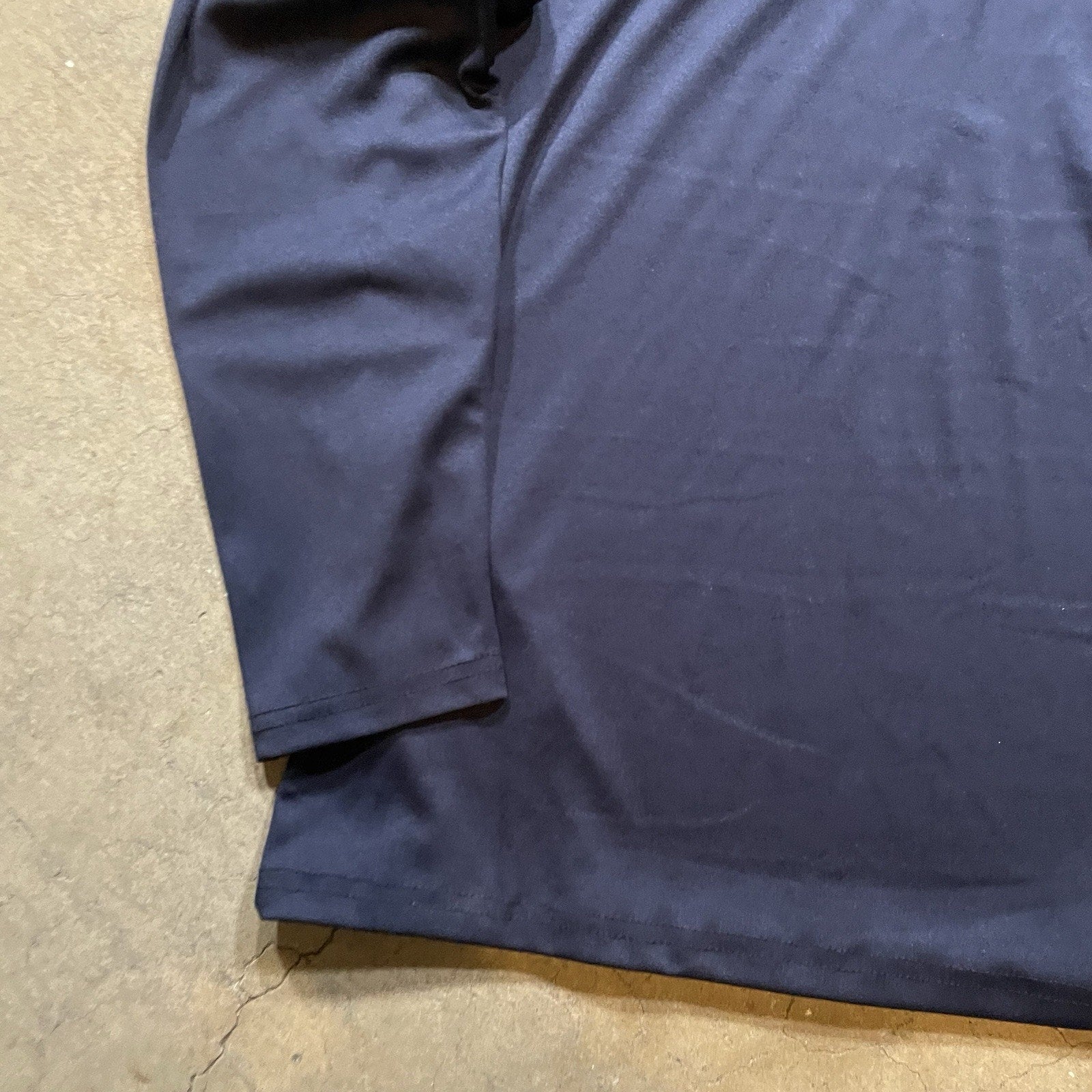 NBA Ultra Game Thunder OKC Mens Medium Navy Quarter-Zip Pullover