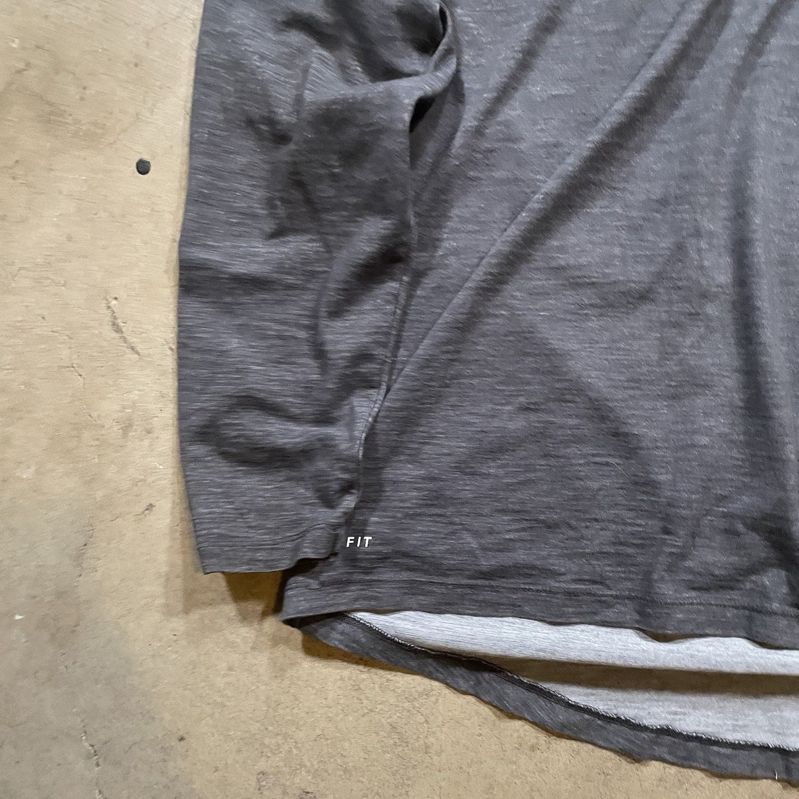 Dallas Cowboys Hoodie Mens Medium Nike Gray Shirt Dri-fit Stretch NFL Training