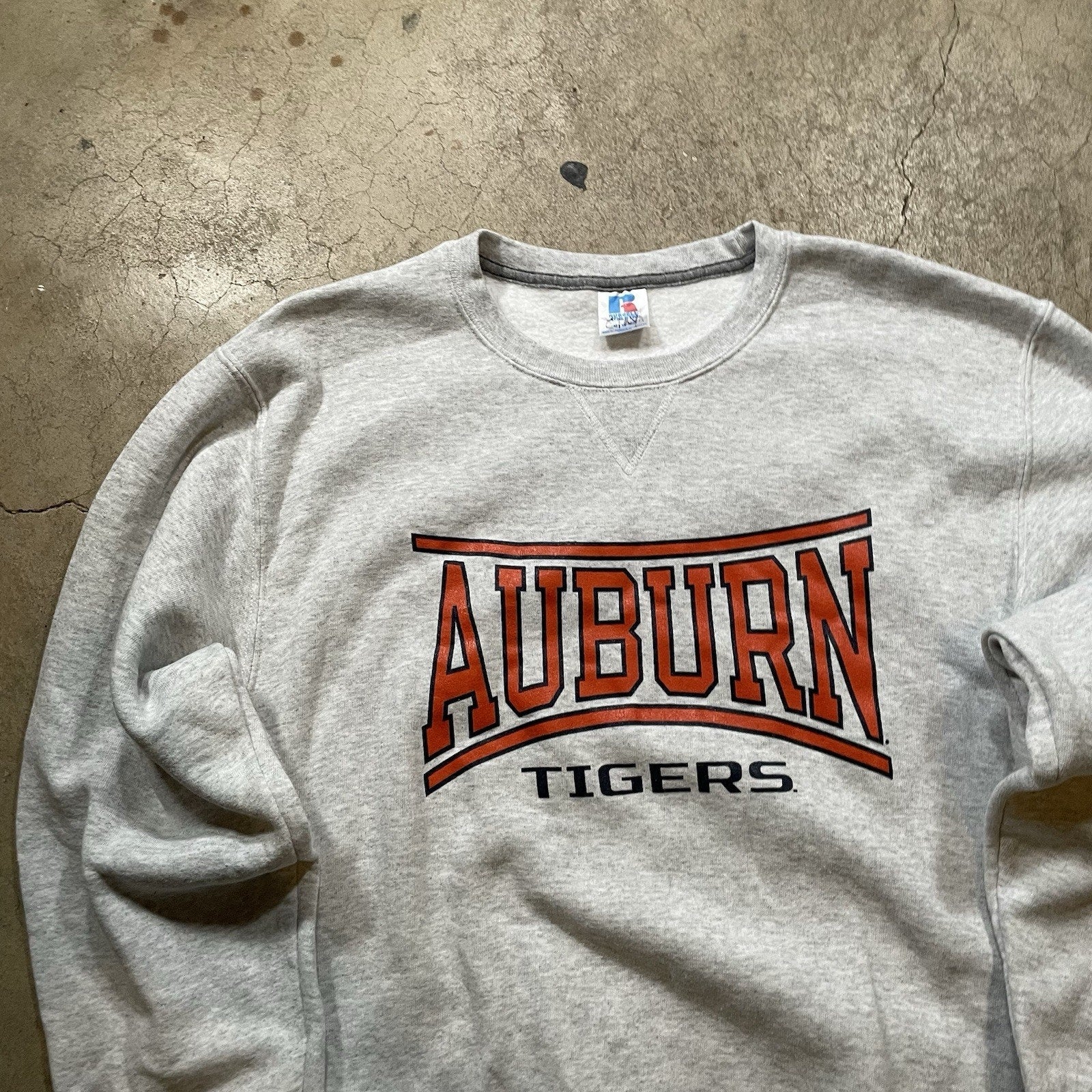Auburn University Russell Sweatshirt Mens L Storm Lounge Sportswear Y2K
