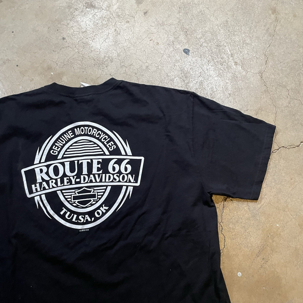 Harley Davidson 2xl black T-Shirt Route 66 Vintage