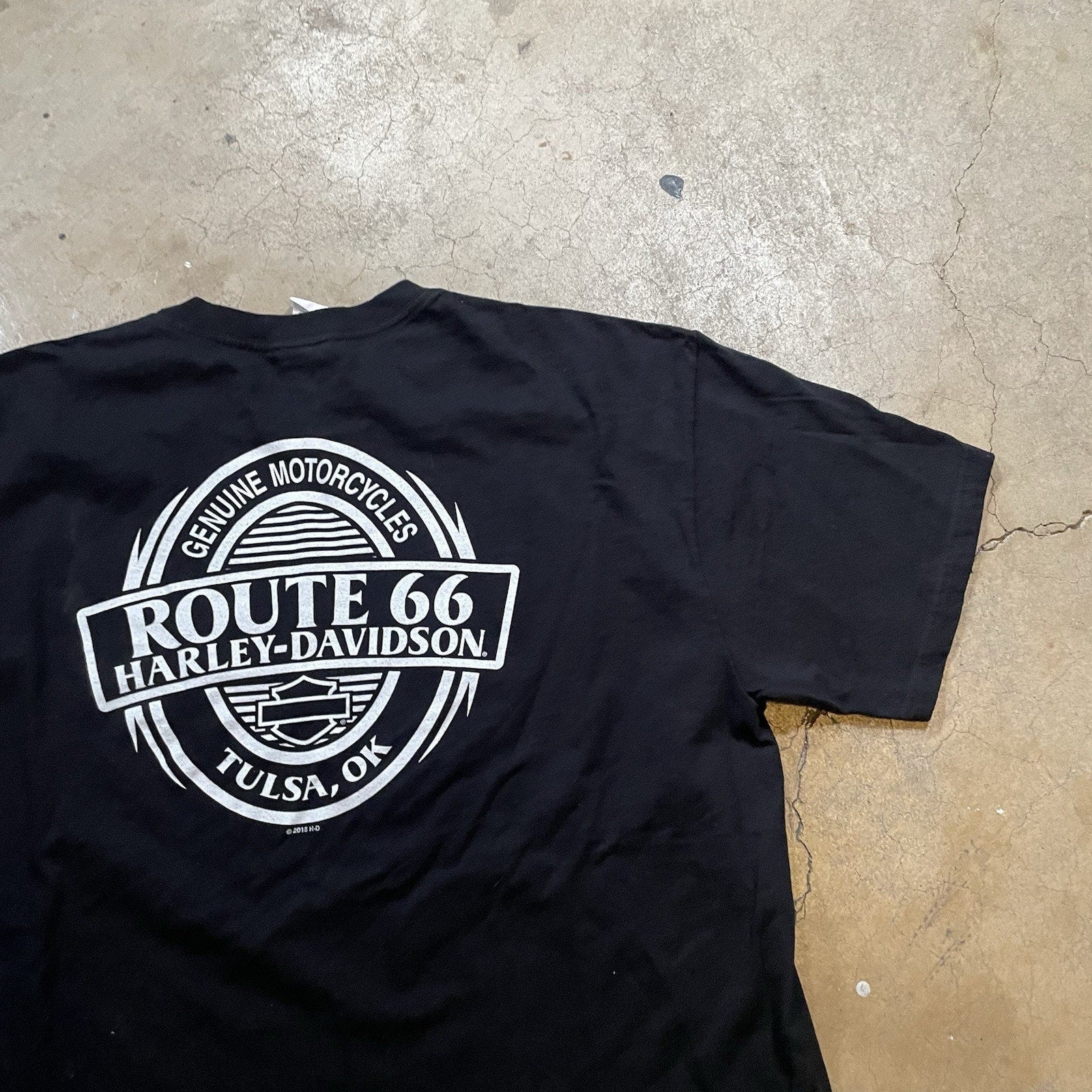 Harley Davidson 2xl black T-Shirt Route 66 Vintage