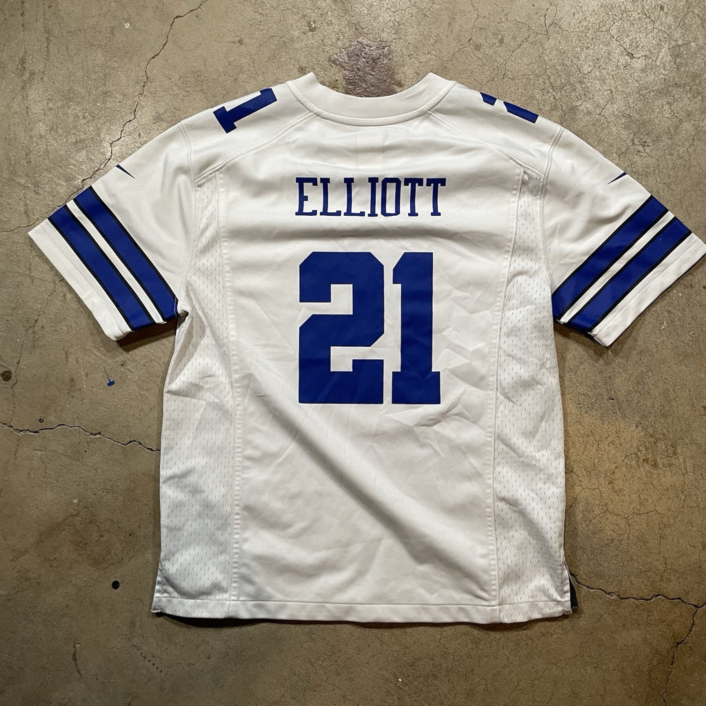 Dallas Cowboys Ezekiel Elliott Nike On Field NFL #21 Sewn Jersey L