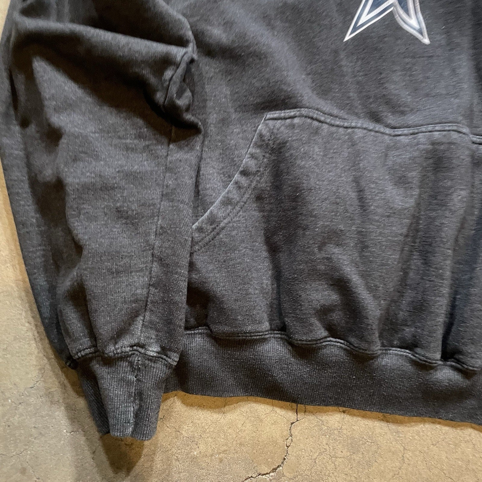 Dallas Cowboys Logo Grey Hoodie XL NFL
