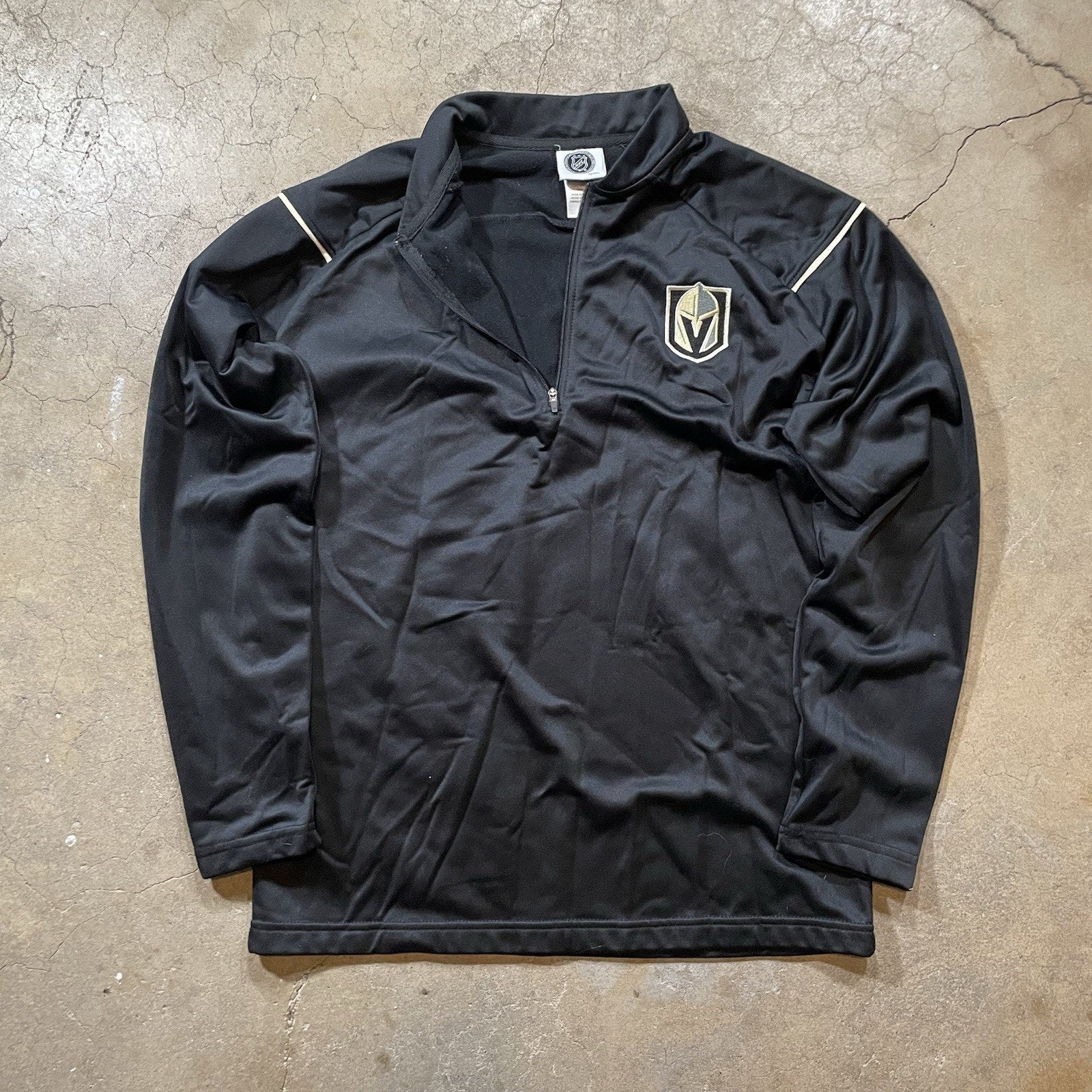 Las Vegas Golden Knights OFFICIAL NHL 1/4 Zip Light Sz M