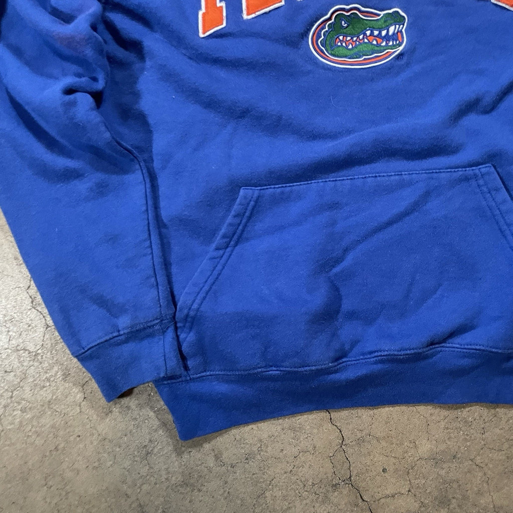 Florida Gators Stadium Athletics Hoodie Sweatshirt Mens Medium Blue Logo Y2K
