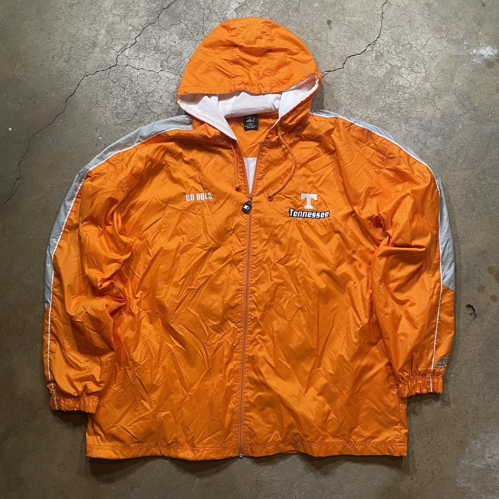 Starter Jacket Tennessee Vols Volunteers Sz XL Orange UT