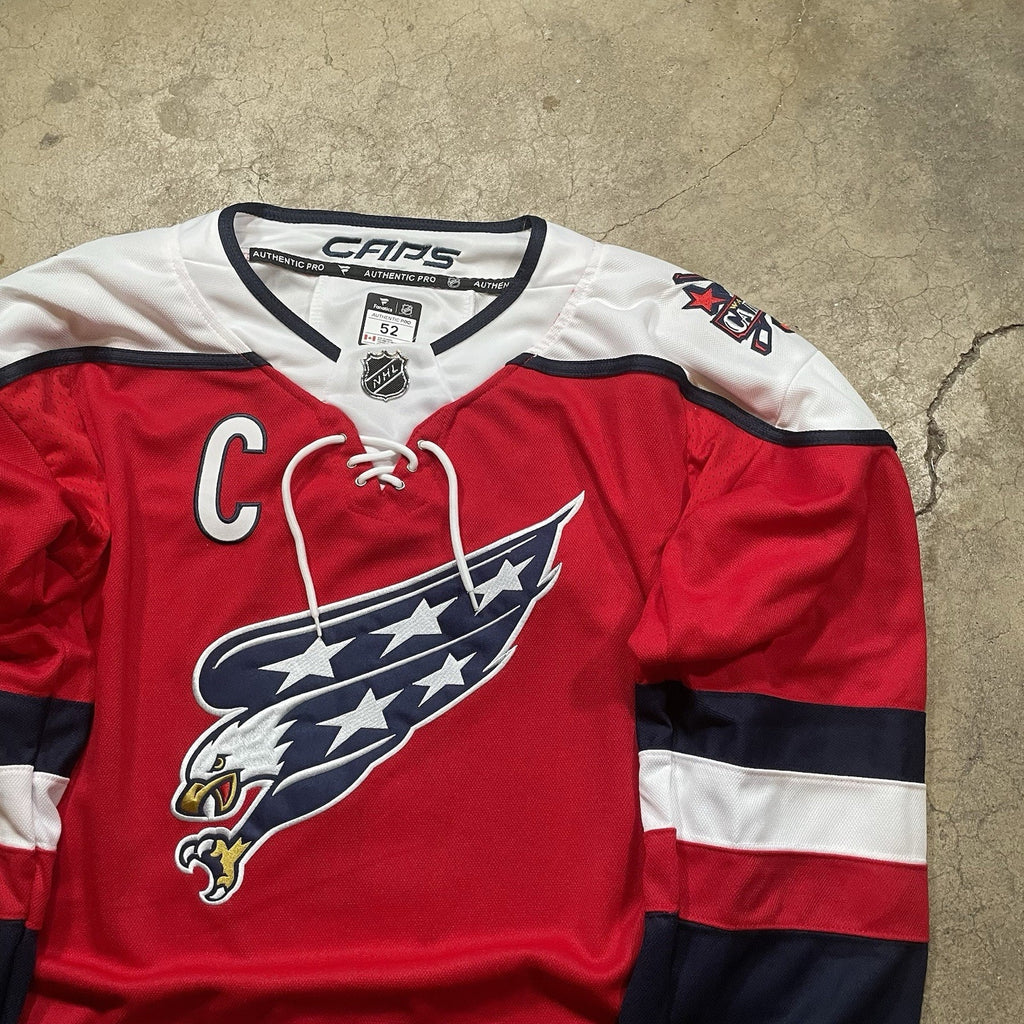 Brand New Ovechkin Red/Blue Screaming Eagle Lrg Washington Capitals Jersey